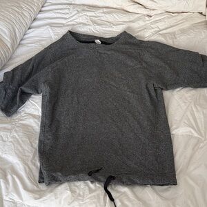 Lululemon Athletica Heathered Gray Sweatshirt Tshirt